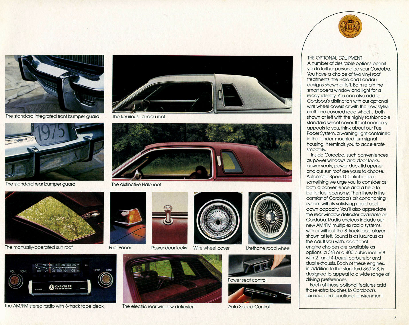 1975 Chrysler Cordoba Brochure Page 6